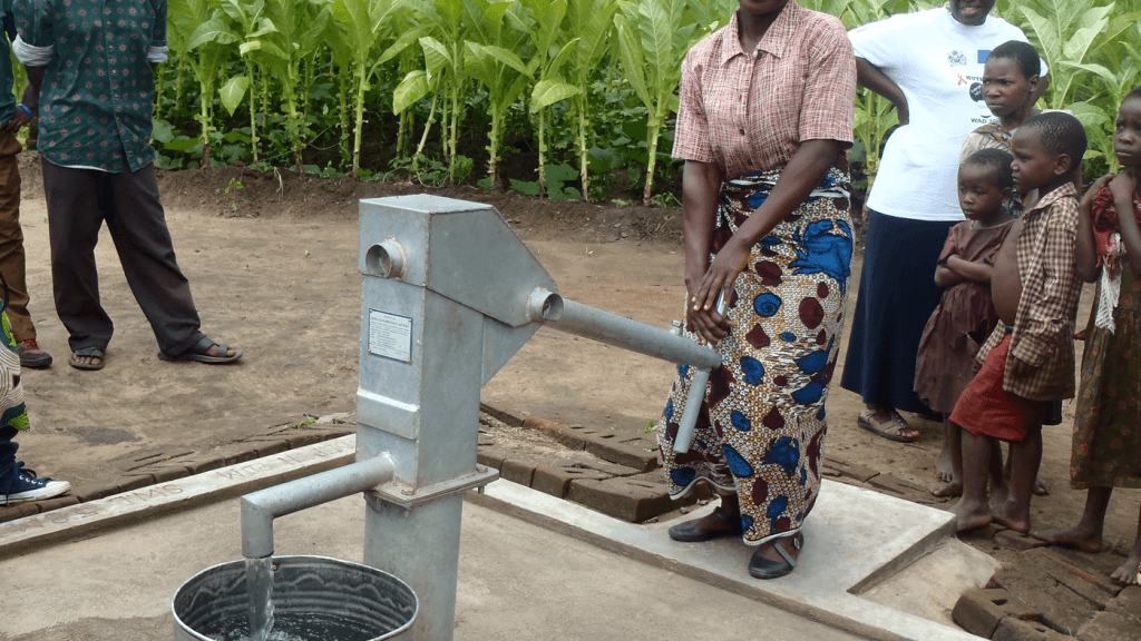 Repairing boreholes in malawi