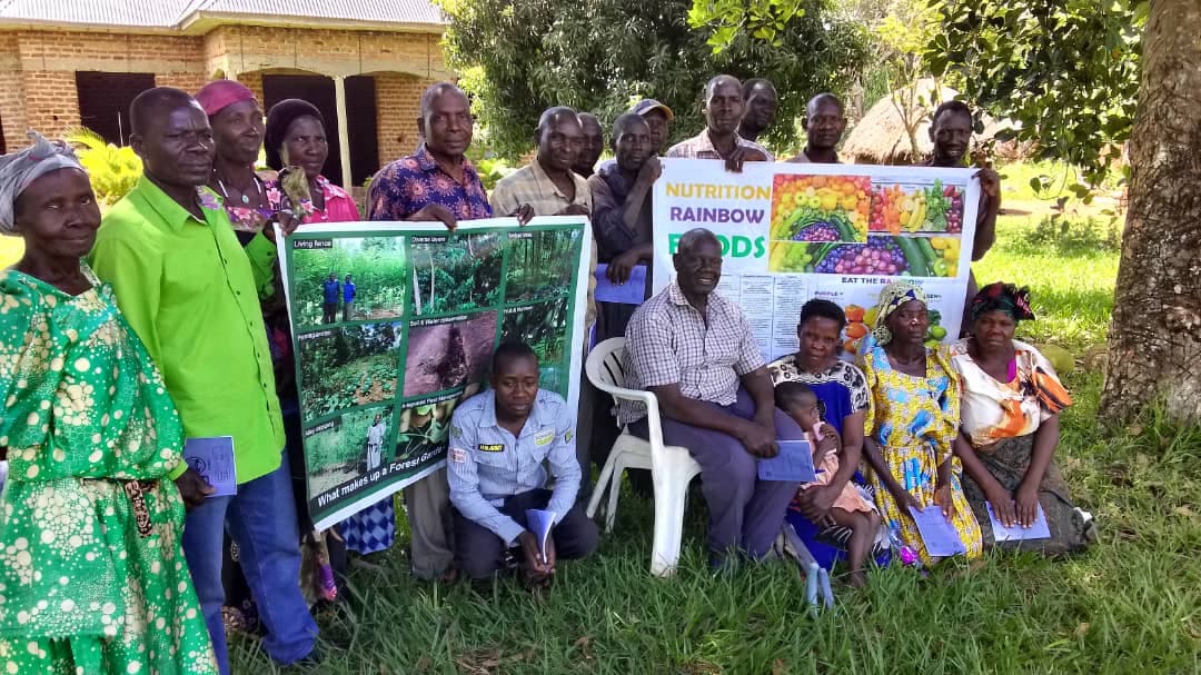 Planting forest gardens in Busoga, Uganda