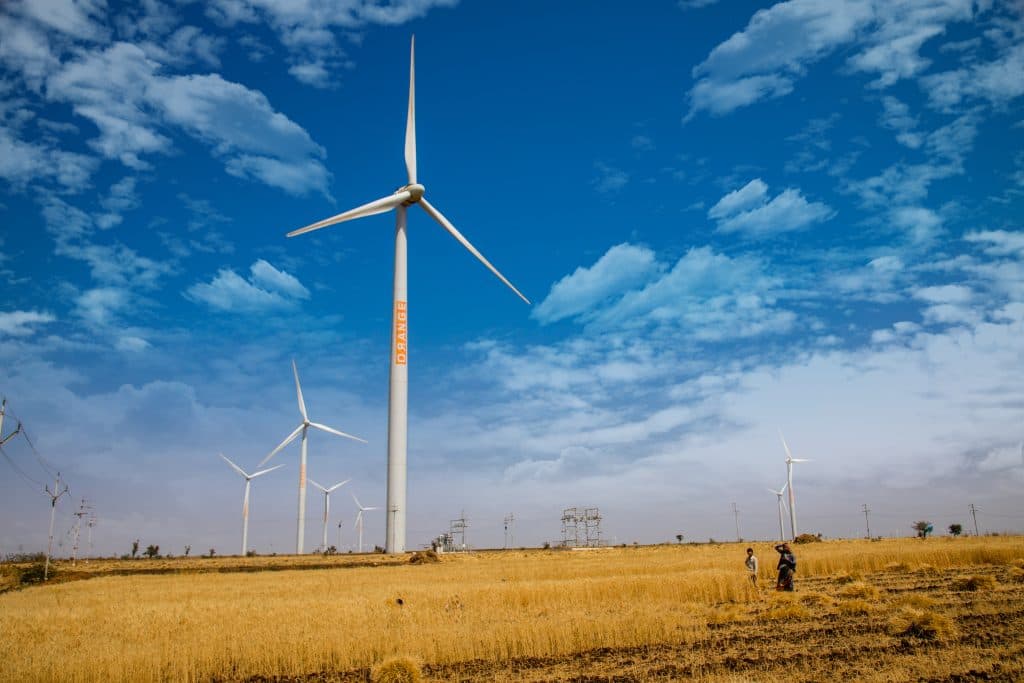 Wind Farm in Madhya Pradesh, India