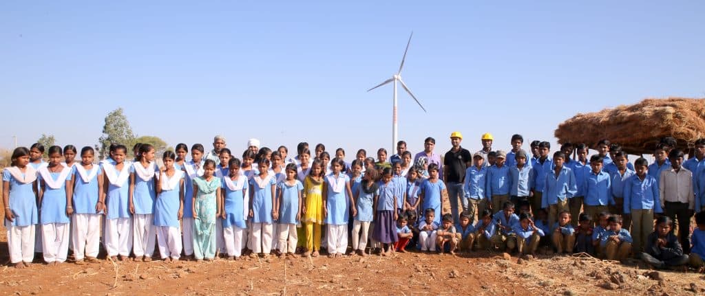 Wind Farm in Madhya Pradesh, India