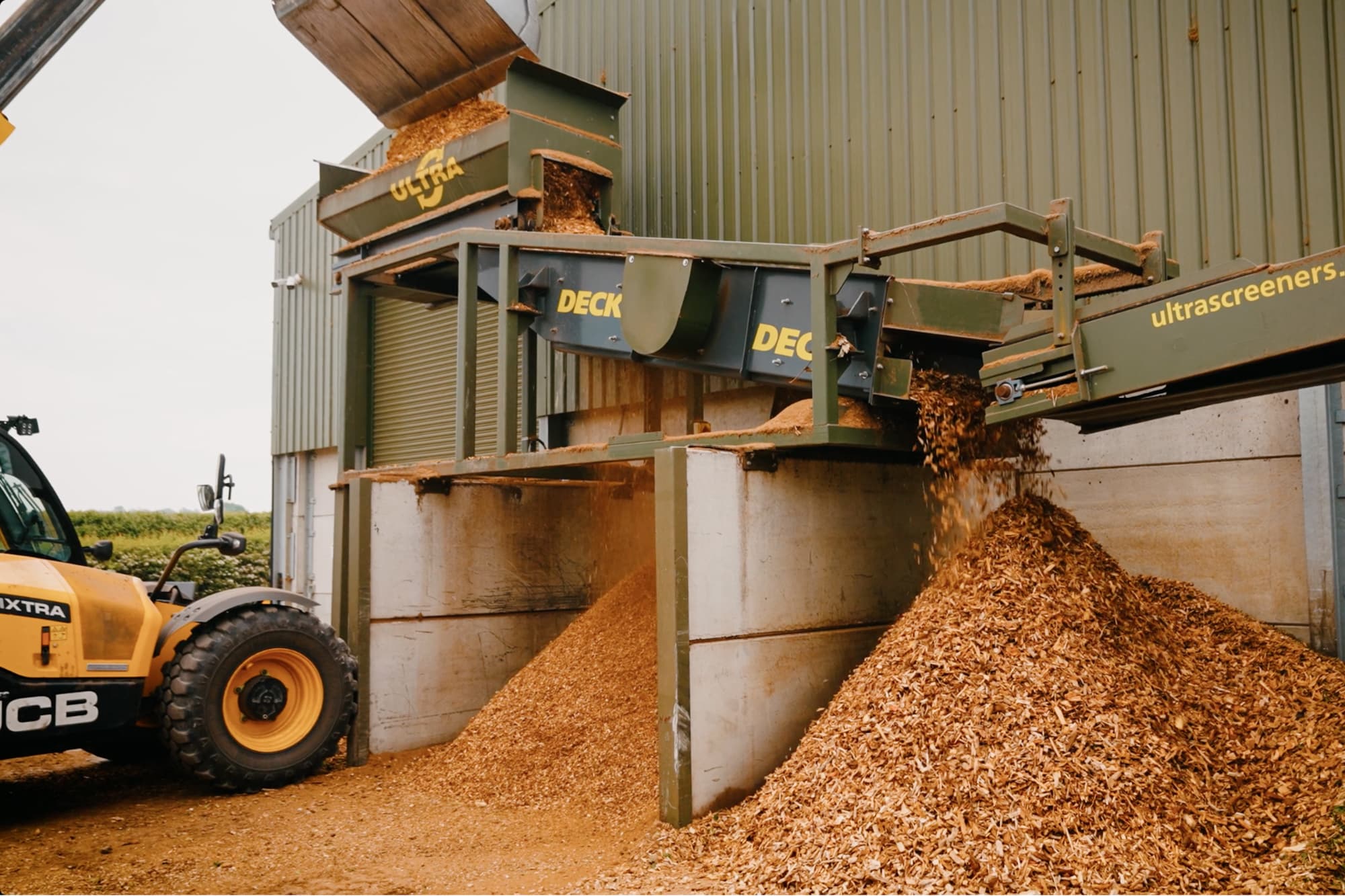Producing biochar in Surrey