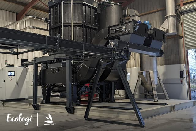 Phase two of site upgrades led to rising biochar production rates of 2.5–3.0 tonnes per day